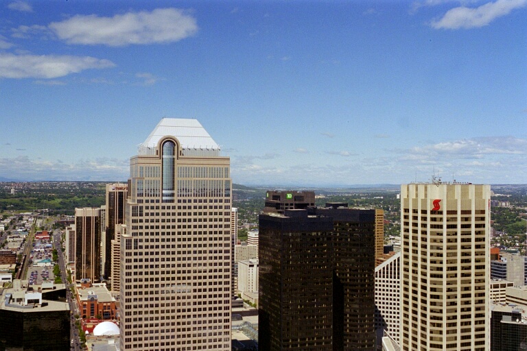 Panorama vom Calgary Tower 3