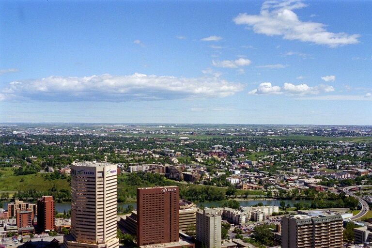 Panorama vom Calgary Tower 19