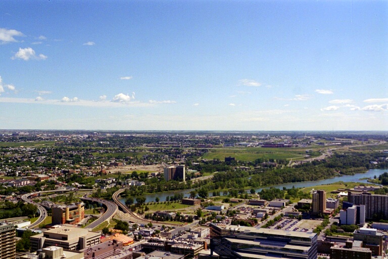 Panorama vom Calgary Tower 10